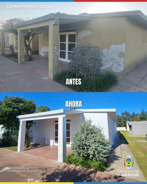 Restauración del cementerio local