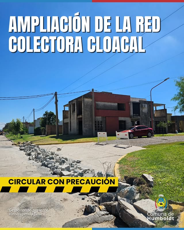 Ampliación de red cloacal