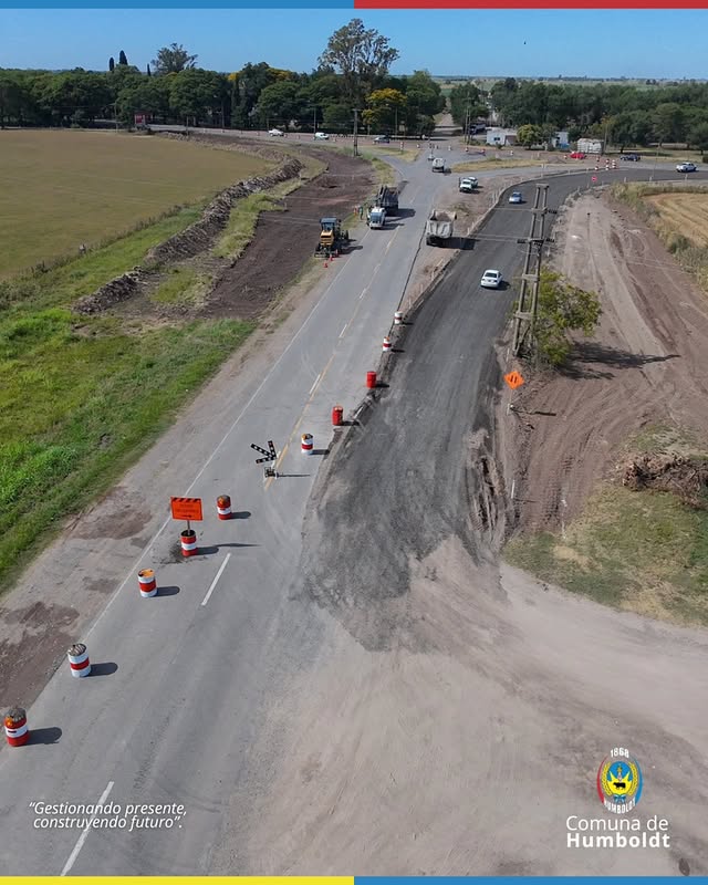 Obras viales rutas 70 y 68S